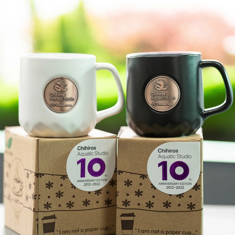 LY CỐC CHIHIROS 10th Anniversary Ceramic Cup
