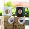 LY CỐC CHIHIROS 10th Anniversary Ceramic Cup - anh 1