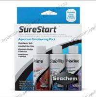 Bộ 03 sản phẩm set hồ mới - Seachem Sue Start Pack ( Prime , Stability , Pristine ) x 100ml